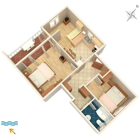 With Parking Space Punat, Krk - 5410 * Punat