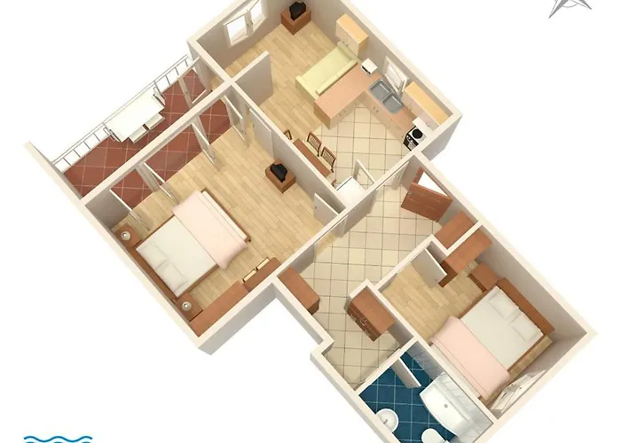 With Parking Space Punat, Krk - 5410 * Пунат